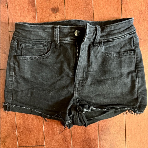 American Eagle Outfitters Pants - American Eagle Next Level High Rise Shortie Jean Shorts Size